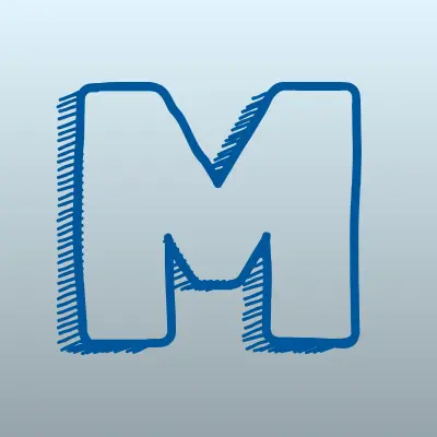 Mary Musa, салон бровей и ресниц, лого-визитка